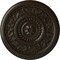 Ekena Millwork Marseille Ceiling Medallion (Fits Canopies up to 4 1/4"), 16 1/8"OD x 5/8"P, Stone Hearth CM16MASHF - alternate 1